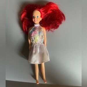 Disney Ariel 9” The Little Mermaid Doll 1990 Bendable Legs